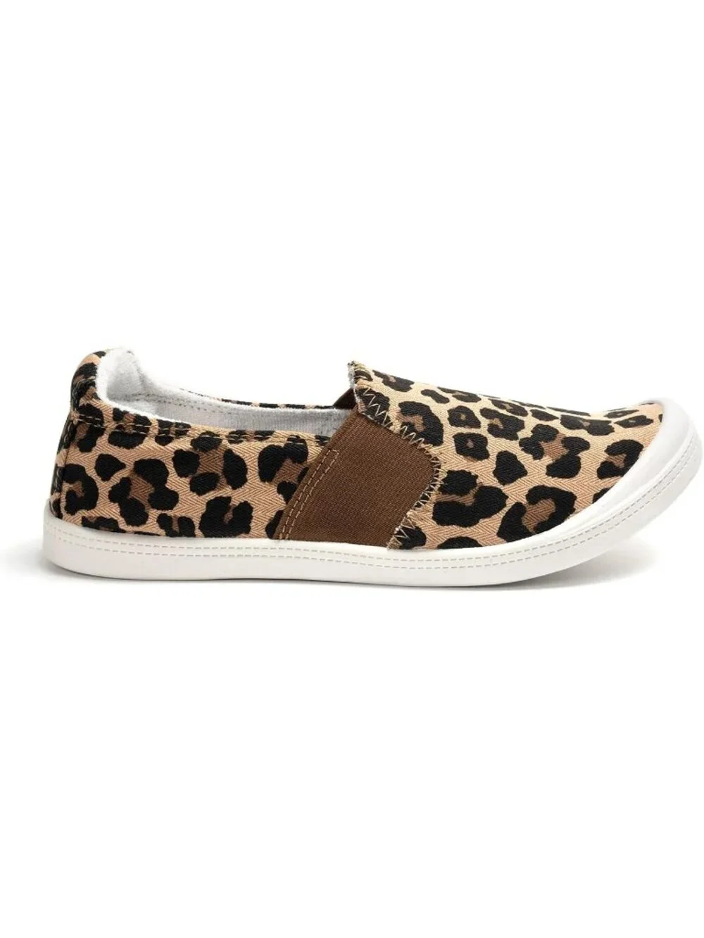 Women's Leopard Comfortable Lace-Up Breathable Walking Casual Stylish Sneakers